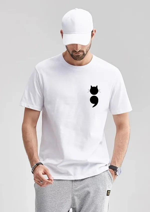 White_Cat_Pause_Minimalist_Whiskered_Statement_Oversize_Tee