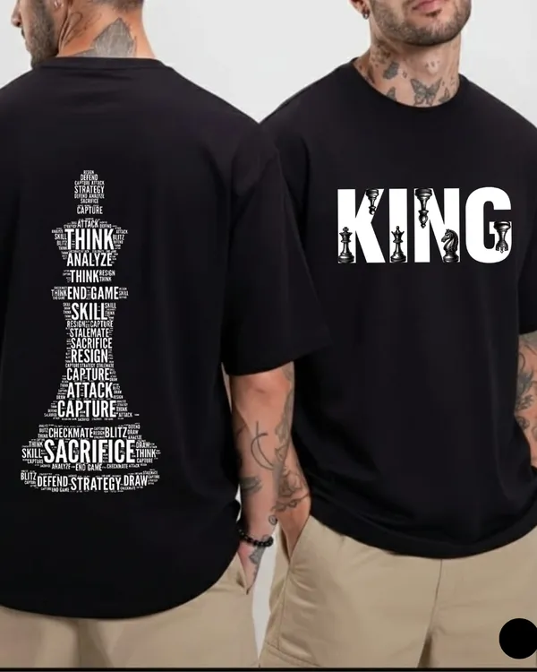 Chess_King_edition_oversize_Black_Tees