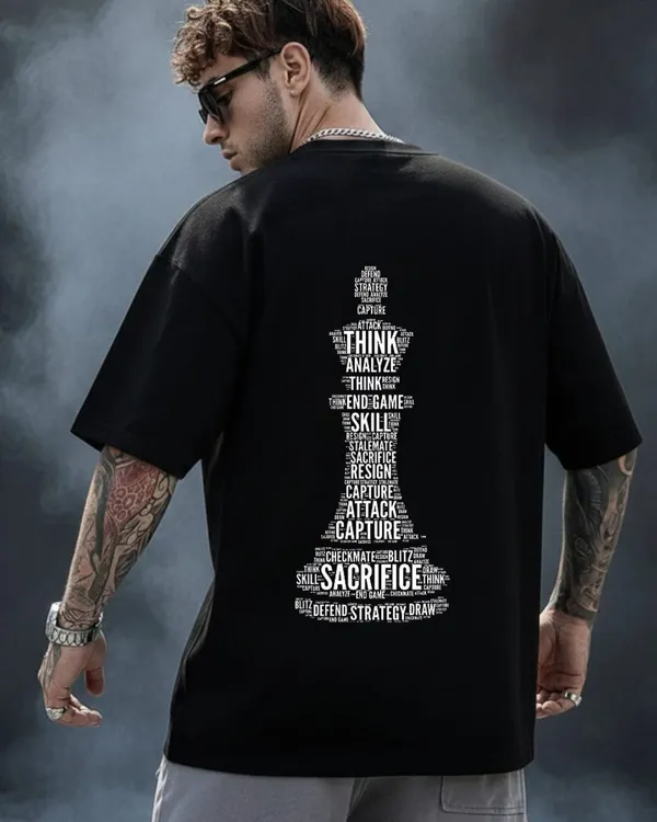 Chess_King_edition_oversize_Black_Tees