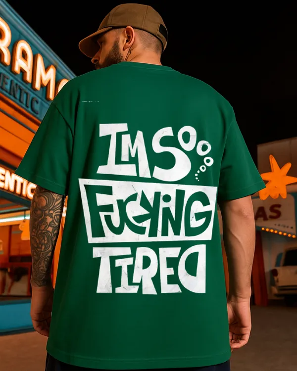 chill_Vibe_Edition_Bottle_Green_Oversize_Tees
