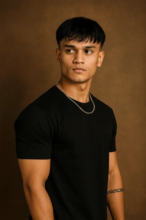 Black_Classic_Short_Sleeves_Round_Neck_T-Shirt