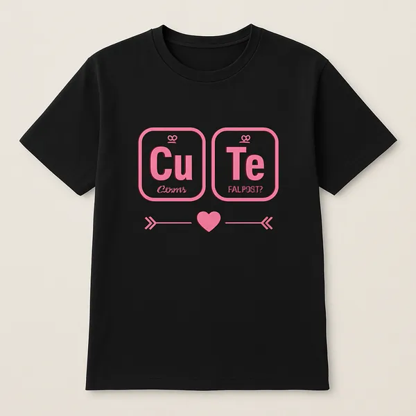 Black_Cute_Chemistry_Science_Meets_Style_With_Heart_Oversize_Tee