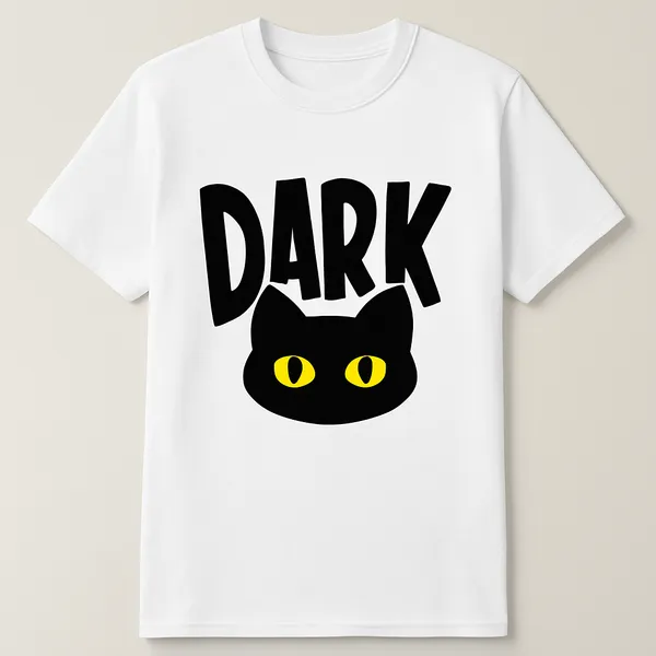 White_&_Black_Dark_Mode_Edition_Oversize_Tee