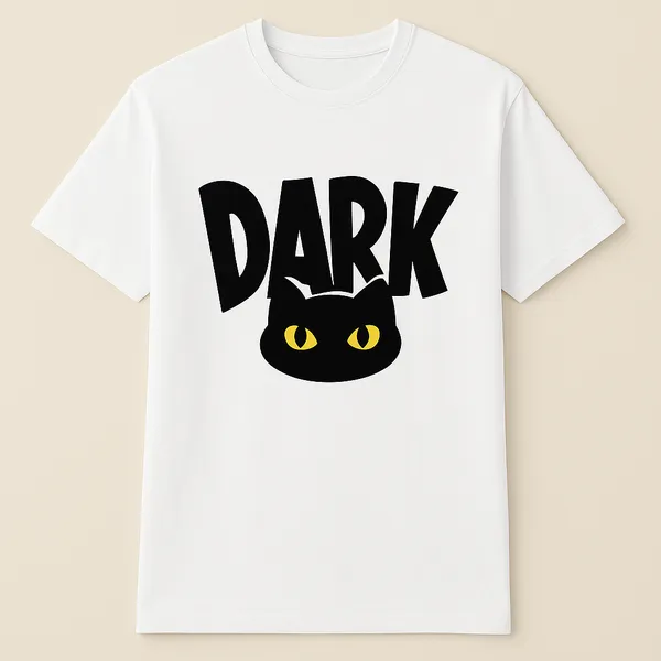 White_&_Black_Dark_Mode_Edition_Oversize_Tee