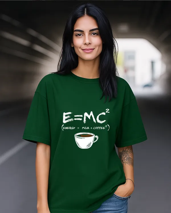 Green_E=Mc²_Bright_Minds_Oversized_Printed_T-Shirt