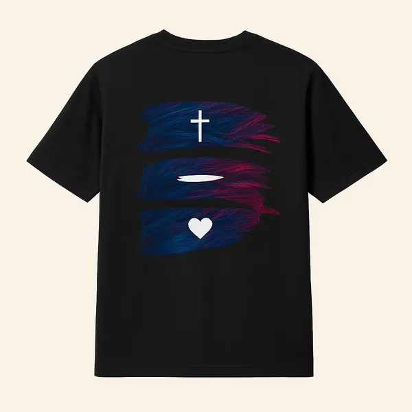 Black_Faith_Equals_Love_Abstract_Spiritual_Backprint_Oversize_Tee