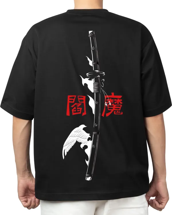 Black_Zangetsu_Sword_Anime_Oversize_Tee
