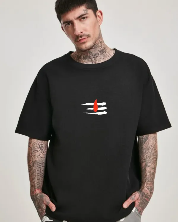 Black_Haricane_Lifestyle_The_Meditative_Warrior:_Lord_Hanuman_Oversized_Printed_T-Shirt