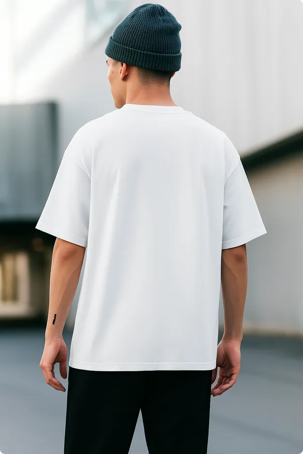 White_Kung_Fu_Peace_Limited_Edition_Oversized_Printed_T-Shirt