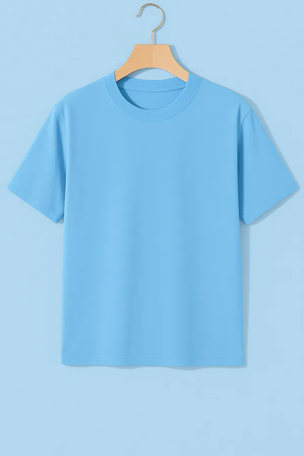 Blue_Classic_Short_Sleeves_Round_Neck_T-Shirt