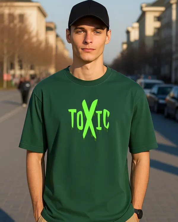 Green_Minimal_Oversized_Printed_T-Shirt