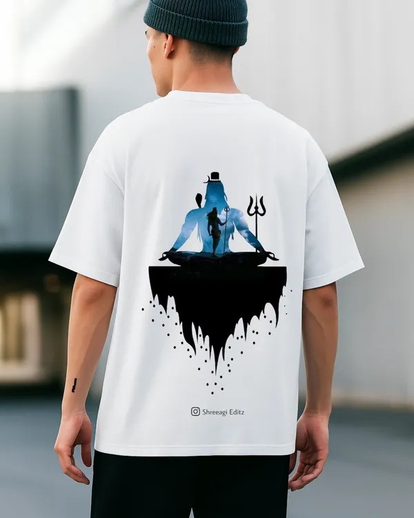 White_Calm_Nilkanth_Oversized_Printed_T-Shirt