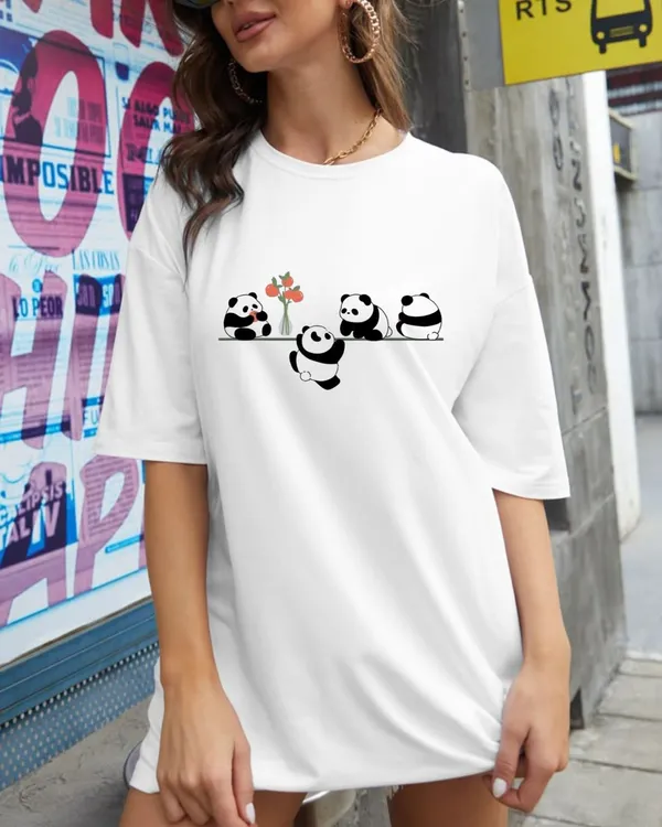White_Panda_Love_Oversized_Printed_T-Shirt