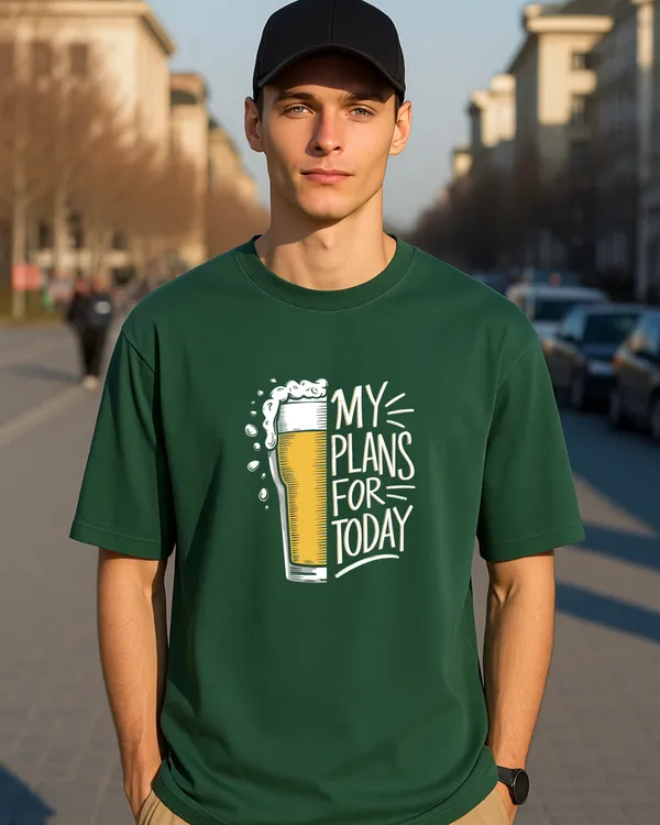Green_Weekend_Vibe_Oversized_Printed_T-Shirt