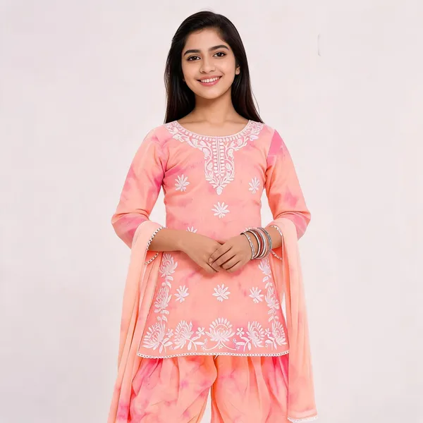 Pink_Cotton_Embroidered_Salwar_Kameez_Set_For_Girls