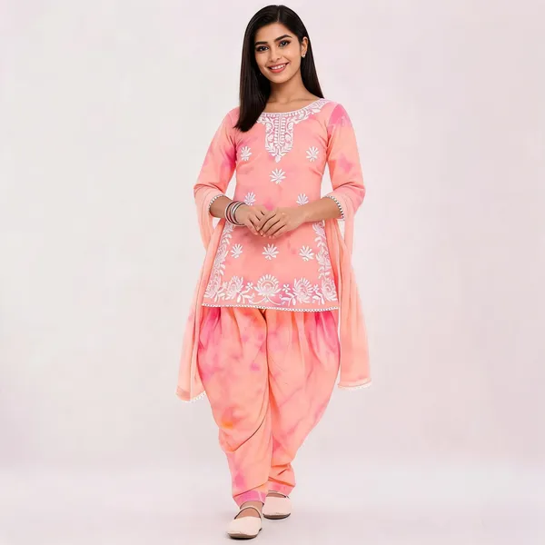 Pink_Cotton_Embroidered_Salwar_Kameez_Set_For_Girls