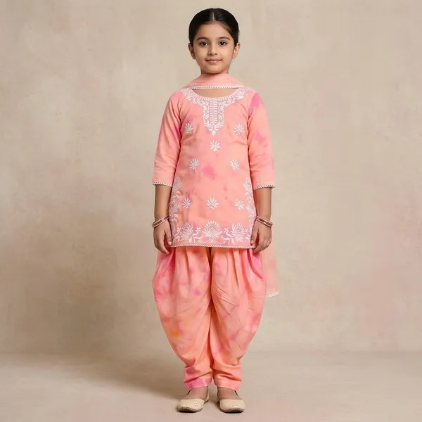 Pink_Cotton_Embroidered_Salwar_Kameez_Set_For_Girls