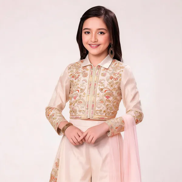 Peach_Silk_Embroidered_Palazzo_Suit_Set_For_Girls