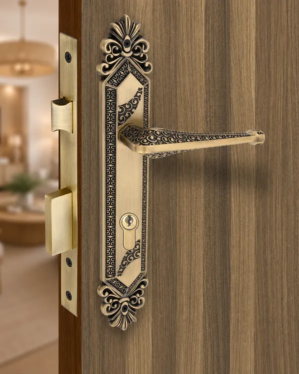 DM_Locks_|_12_inches_|_Premium_Zinc_Black_Antique_Finish_Mortise_Lock_Set