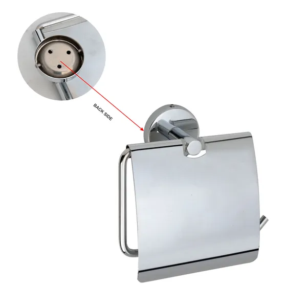 Silver_Chrome_Modern_Toilet_Paper_Holder_With_Cover,_Wall_Mount