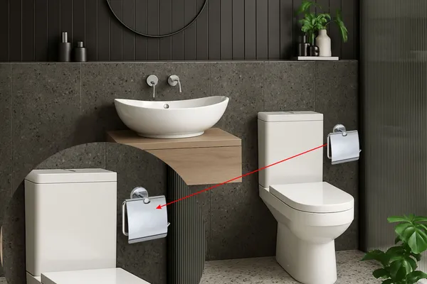 Silver_Chrome_Modern_Toilet_Paper_Holder_With_Cover,_Wall_Mount