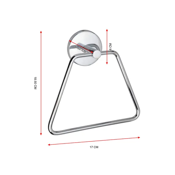 Pack_of_2_|_Silver_Chrome_Stainless_Steel_Triangular_Napkin_Ring/Towel_Ring_Holder/Napkin_Holder/Towel_Hanger_For_Washbasin/Bathroom_&_Kitchen_Accessories