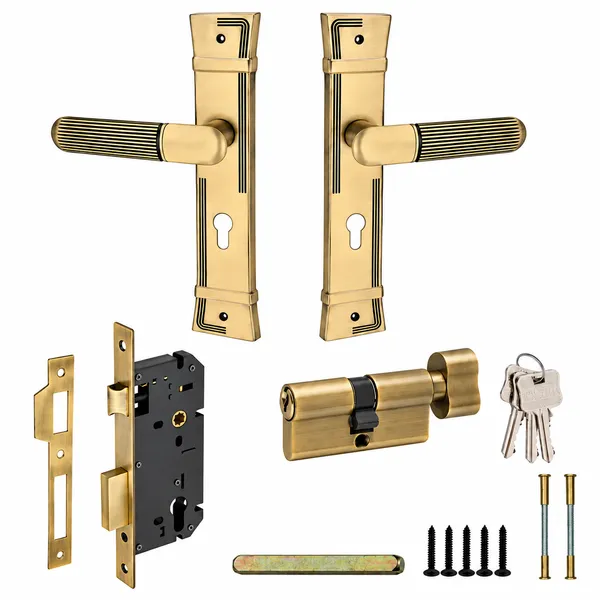 DM_Locks_|_12_inches_|_Premium_Zinc_Antique_Finish_Mortise_Lock_Set