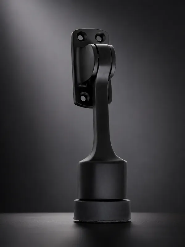 DM_Group_|_Pack_Of_4_|_5_inch,_Aluminium_Door_Stopper_|_Black_Finish_|_Kickdown_door_stopper_DS-101-BA-102_Door_Mounted_Door_Stopper��(Black)