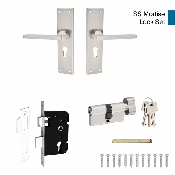 DM_Locks_|_8_Inch_|_Stainless_Steel_|_Silver_Finish_|_Mortice_Handle_Cylindrical_Door_Lock_200mm