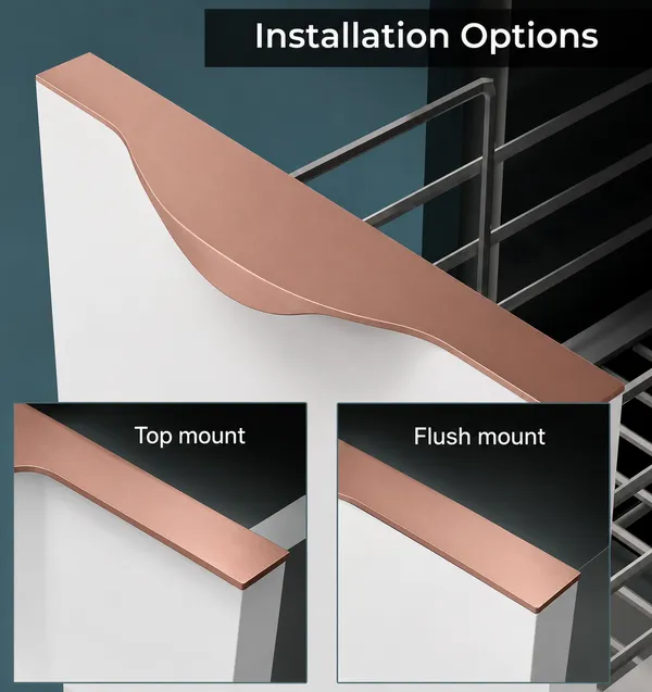 Pack_of_5_|_6_inch_Stainless_Steel_Kitchen_Profile|_10_Years_Color_Warranty_|_Rose_Gold_PVD_Coated_