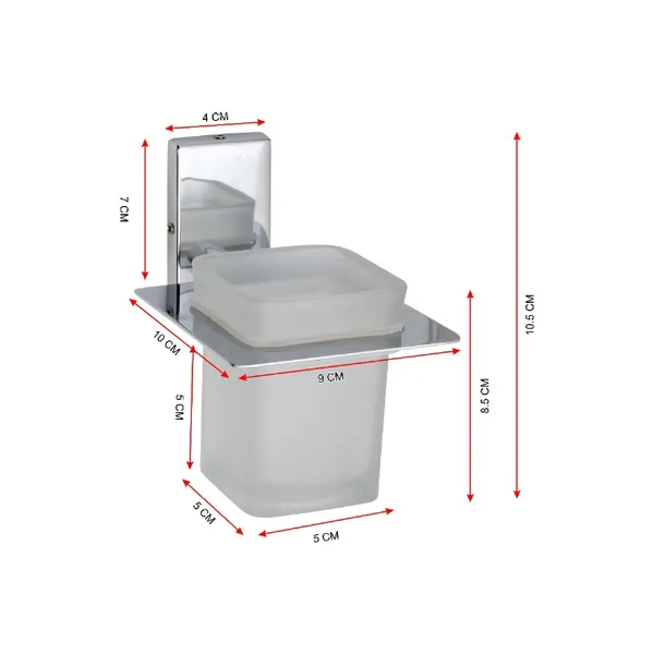 Pack_of_2_|_SS_304_|_Silver_Chrome_Stainless_Steel_Modern_Frosted_Tumbler_Holder_Stand_Bathroom,_Glass_Toothbrush_Holder,_Tumbler_Stand,_Toothpaste_Holder,_Bathroom_Accessories,_Toothbrush_Stand,_Frosted_Glass