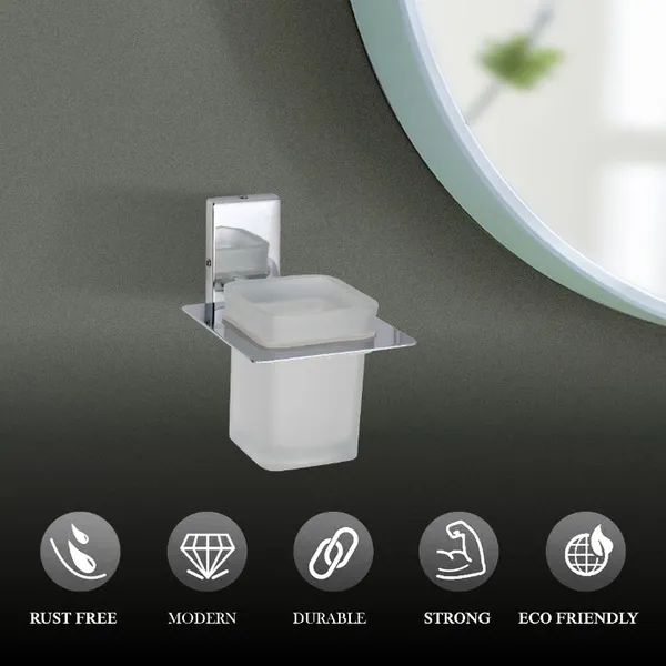 Pack_of_2_|_SS_304_|_Silver_Chrome_Stainless_Steel_Modern_Frosted_Tumbler_Holder_Stand_Bathroom,_Glass_Toothbrush_Holder,_Tumbler_Stand,_Toothpaste_Holder,_Bathroom_Accessories,_Toothbrush_Stand,_Frosted_Glass