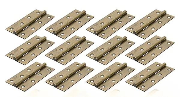 Pack_of_12_|_4_Inch_x_12_Gauge_|_Antique_Finish_|_Heavy_Duty_Welded_Hinges_for_Main_Door,_Stainless_Steel_Hinges_4_Inch_x_12_Gauge,_Kabja_for_Door,_Cabinets_Doors,_Bedroom,_Kabja_for_Door_�_Pack_of_12_(2.5mm_Thickness,_Antique_Finish)