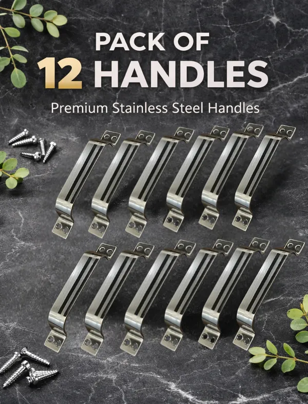 5_inches_|_Stainless_Steel_for_Home_&_Kitchen_Doors_|_Cabinet_|_Window_Handles_-_D_Curve_-_Set_of_12_pcs