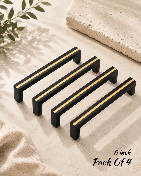 Pack_of_4_|_6_Inch_|_SS_|_Black-Gold_stainless_steel_cabinet_handle