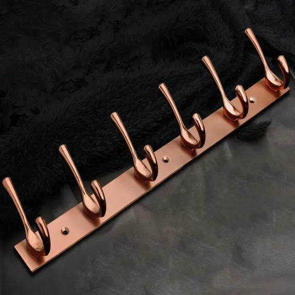 Pack_of_2_|_Rose_Gold_Wall_Mounted_Coat_Hooks,_6_Double_Hooks,_Aluminium