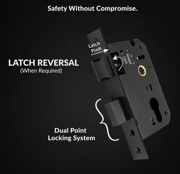 DM_Locks_|_8_Inch_|_Mortise_Handle_Cylindrical_Door_Lock_200mm,_Black_and_Rose_Gold_finish