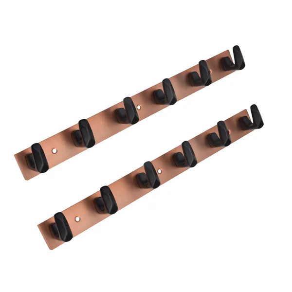Pack_Of_4_|_Black_&_Rose_Gold_Aluminium_6_Pt_Bathroom_Cloth_Hooks_Hanger_Door_Bathroom_Robe_Hooks_Rail_For_Hanging_Keys,Clothes,Towel_Steel_Hook