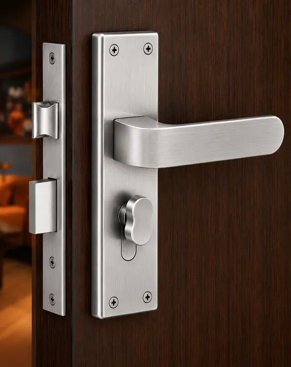 DM_Locks_|_8_Inch_|_Stainless_steel_|_SS_Finish_|_Mortice_Handle_|_Cylindrical_Door_Lock_200mm
