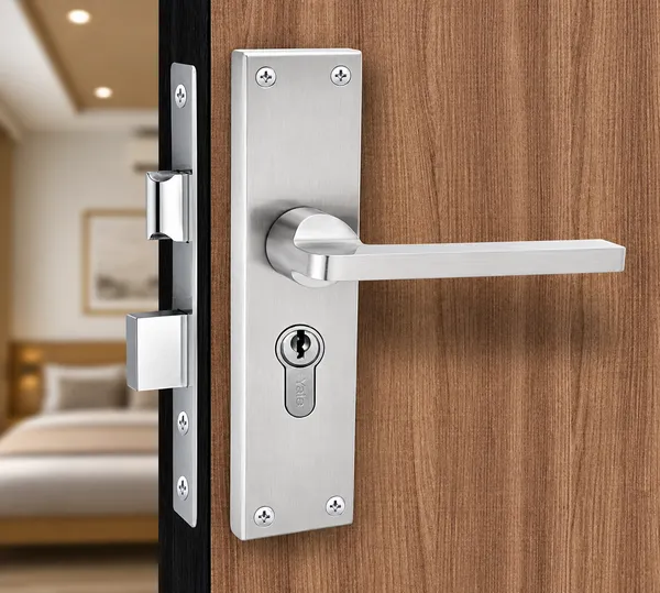 DM_Locks_|_8_Inch_|_Stainless_Steel_|_Silver_Finish_|_Mortice_Handle_Cylindrical_Door_Lock_200mm