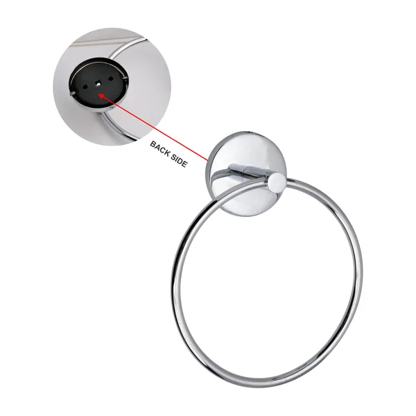 Pack_of_2_|_Silver_Chrome_Stainless_Steel_Round_Napkin_Ring/Towel_Ring/Napkin_Holder/Towel_Hanger/Towel_Holder_For_Bathroom/Kitchen/Wash_Basin