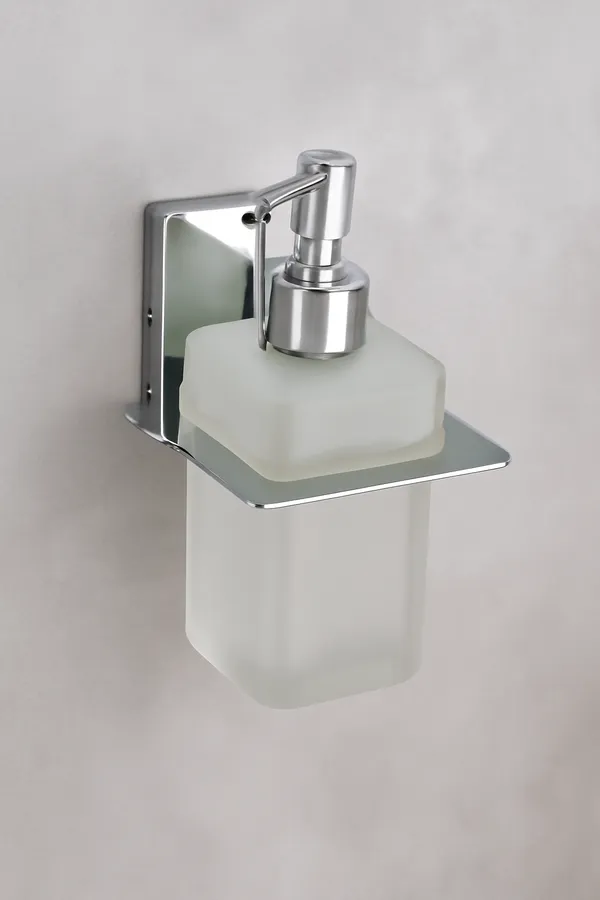 Pack_of_2_|_SS_304_|_Liquid_Soap_Dispenser_|_Silver_Chrome_Stainless_Steel_304_Grade_Hand_Wash_Holder_For_Wash_Basin/Bathroom_Accessories,_Frosted_Glass
