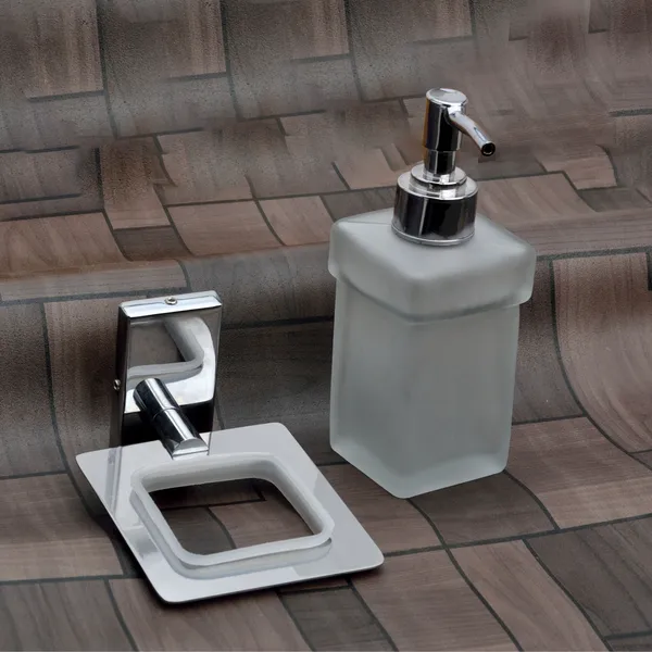 Pack_of_2_|_SS_304_|_Liquid_Soap_Dispenser_|_Silver_Chrome_Stainless_Steel_304_Grade_Hand_Wash_Holder_For_Wash_Basin/Bathroom_Accessories,_Frosted_Glass