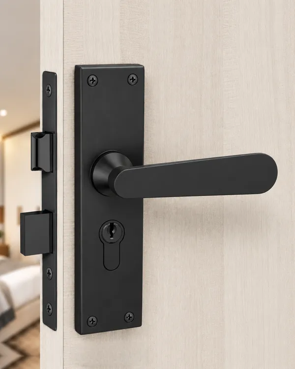 DM_Locks_|_8_inch_|_Stainless_Steel_|_Matte_Black_Finish_|_Mortice_Handle_Cylindrical_Lock_200mm
