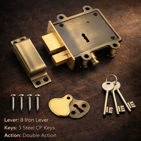 DM_Locks_|_Main_Gate_Door_Lock_|_8_Levers_Antique_Finish_125mm_Double_Action_Locking_With_3_Chrome_Finish_Keys