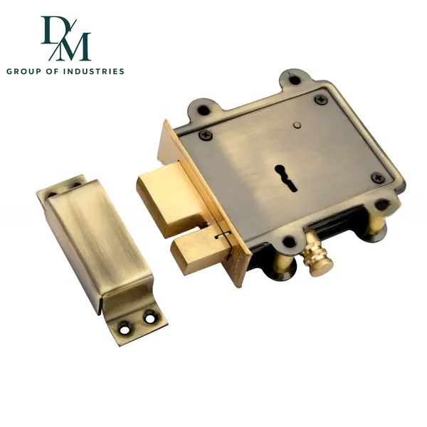DM_Locks_|_Main_Gate_Door_Lock_|_8_Levers_Antique_Finish_125mm_Double_Action_Locking_With_3_Chrome_Finish_Keys