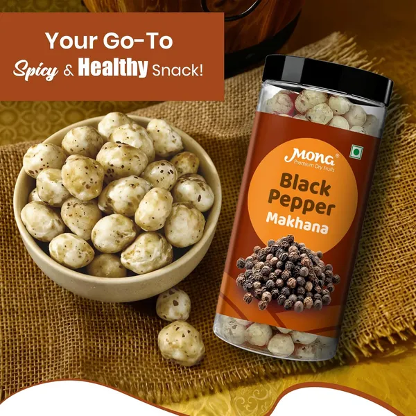 Roasted_Black_Pepper_Makhana_|_Lightly_Spiced_Foxnut_Snack_|_Crisp_&_Crunchy_|__Airtight_Jar
