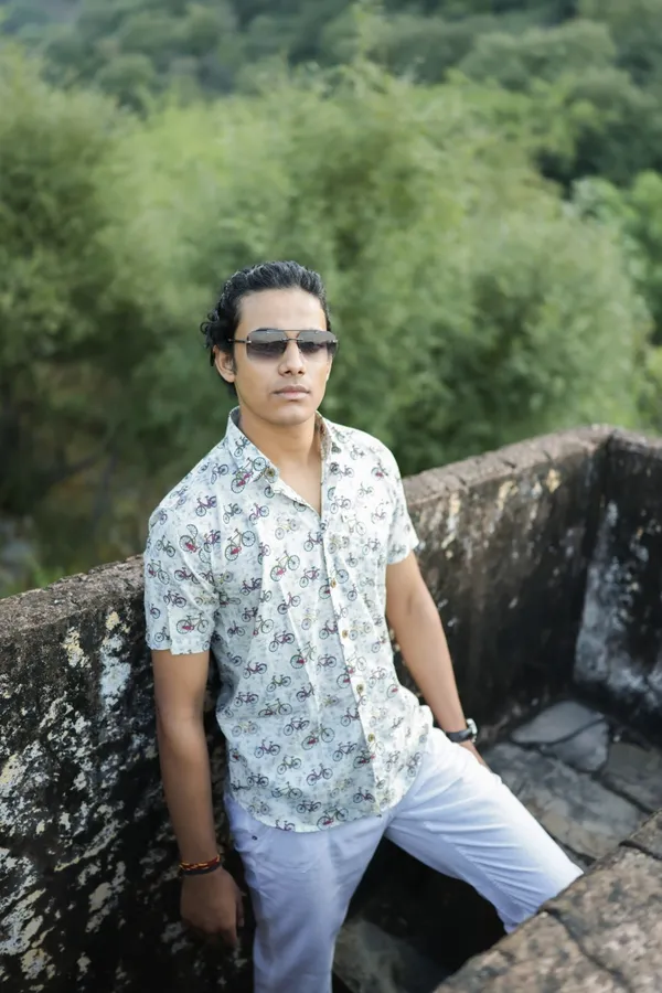Jaipuri_Print_Multicolor_Pure_Cotton_Hand_Block___Half_Sleeve_Shirt_For_Men