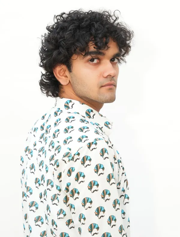 Jaipuri_Print_White_Pure_Cotton_Hand_Block___Full_Sleeve_Shirt_For_Men