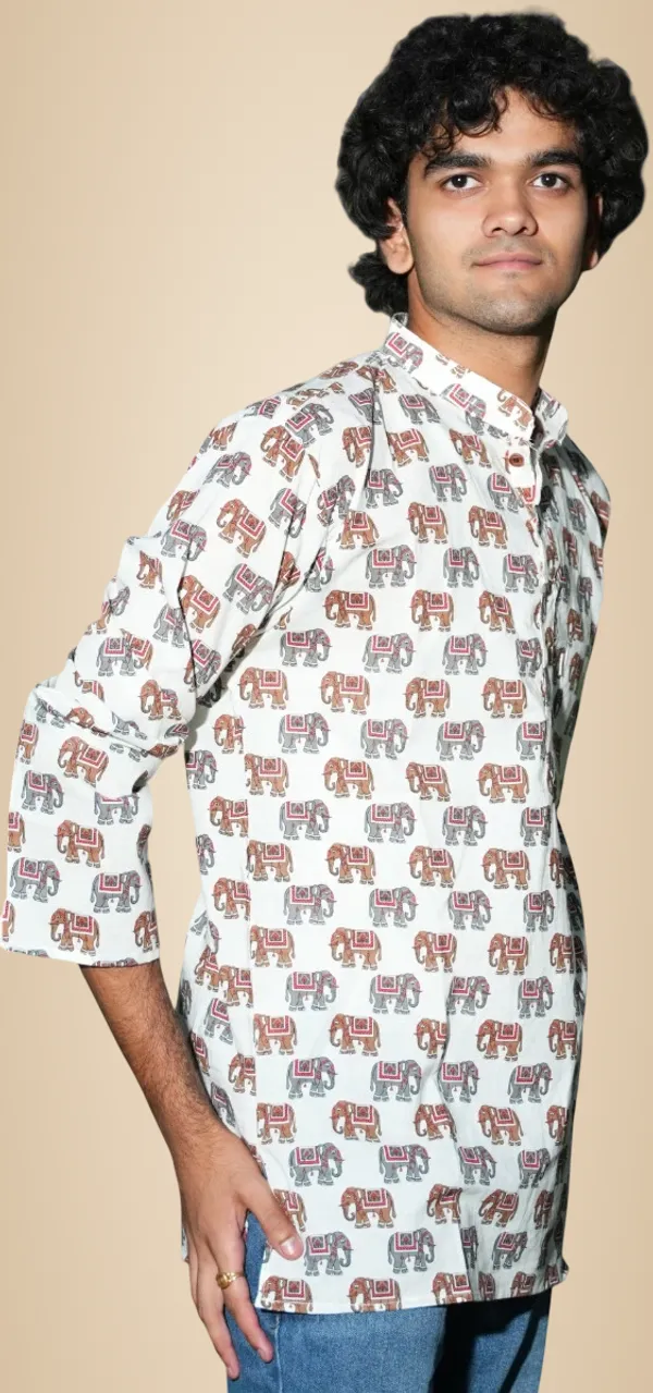 Jaipuri_Print_White_Pure_Cotton_Hand_Block___Full_Sleeve_Kurta_For_Men